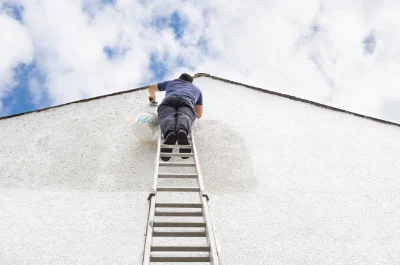 Peinture extérieure à la Roche-Vineuse — façades et ravalement